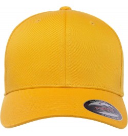 Men's Athletic Baseball Fitted Cap Gold $20.49 Baseball Caps