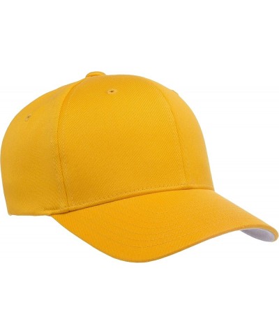 Men's Athletic Baseball Fitted Cap Gold $20.49 Baseball Caps