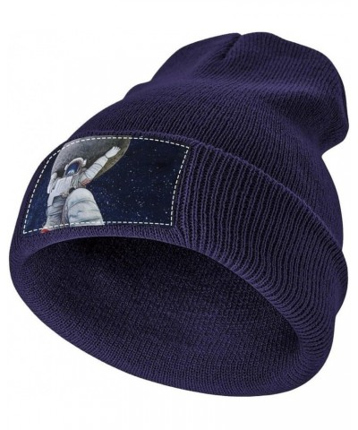 Beanie Hat for Men and Women Cherries Notes Winter Warm Hats Knit Slouchy Thick Cap Navy-astronaut $11.18 Skullies & Beanies