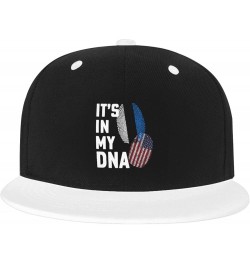 Estonia It's in My DNA Baseball Cap for Men Women Snapback Hat Adjustable Flat Bill Hats White $10.38 Baseball Caps