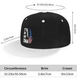 Estonia It's in My DNA Baseball Cap for Men Women Snapback Hat Adjustable Flat Bill Hats White $10.38 Baseball Caps