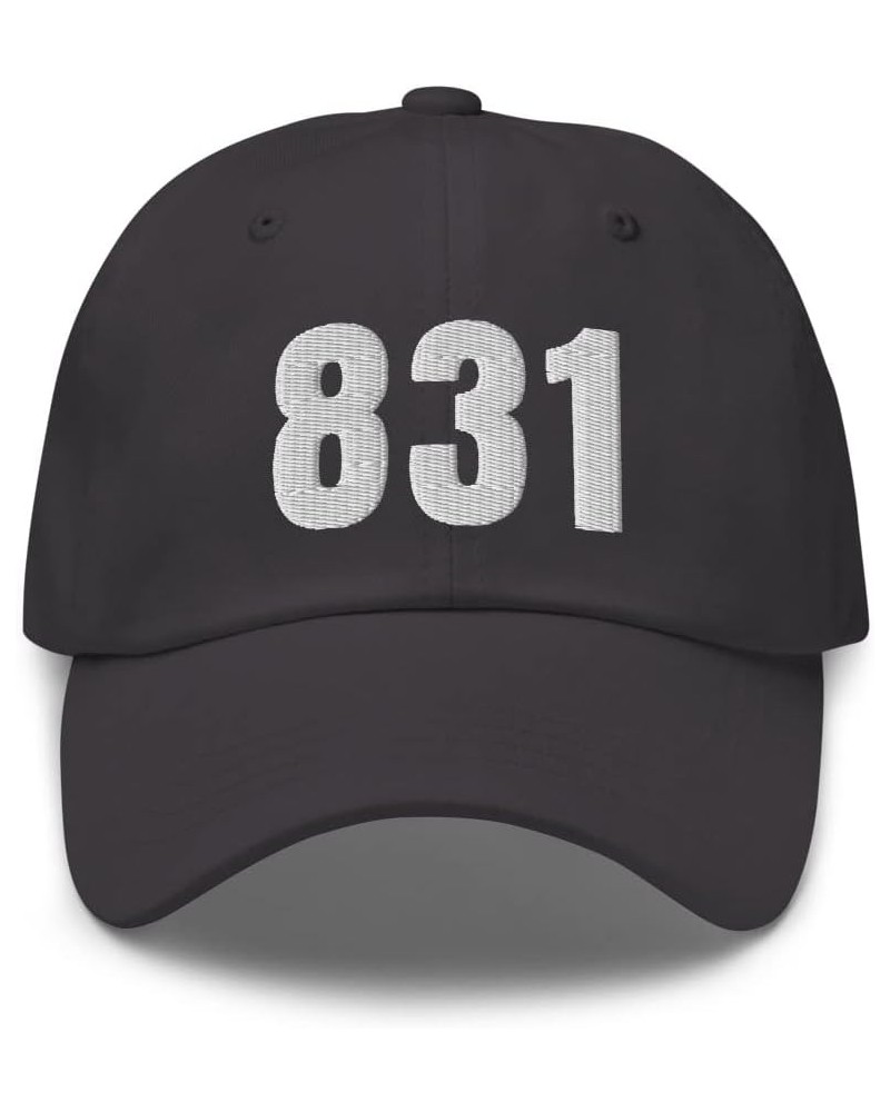 831 Hat Salinas CA Hat Mobile Telephone Area Code 831 Dad Cap Embroidered Dad Hat Baseball Cap Dark Grey $17.73 Baseball Caps