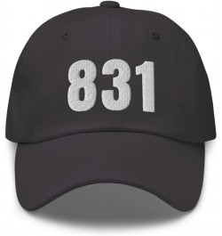 831 Hat Salinas CA Hat Mobile Telephone Area Code 831 Dad Cap Embroidered Dad Hat Baseball Cap Dark Grey $17.73 Baseball Caps