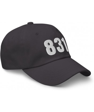 831 Hat Salinas CA Hat Mobile Telephone Area Code 831 Dad Cap Embroidered Dad Hat Baseball Cap Dark Grey $17.73 Baseball Caps