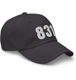 831 Hat Salinas CA Hat Mobile Telephone Area Code 831 Dad Cap Embroidered Dad Hat Baseball Cap Dark Grey $17.73 Baseball Caps