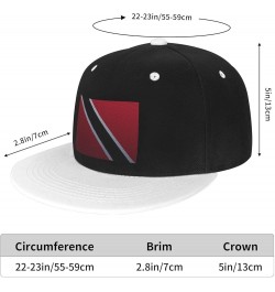 Flag of Trinidad and Tobago Knitting Effect Baseball Cap for Men Women Snapback Hat Adjustable Flat Bill Hats White $10.14 Ba...