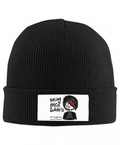 Taking Rock Back Sunday Band Beanie Hat Knit Hat Slouchy Soft Skull Cap Sports for Men Women Headwear $9.41 Skullies & Beanies