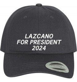 Lazcano for President 2024 - Comfortable Dad Hat Baseball Cap Dark Grey $18.90 Baseball Caps