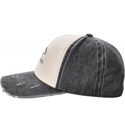 I'll Bring-The Milf-&-Cookies-Hat Funny Dad Caps Adults Cool Denim Baseball caps for Men Women Black and White $13.79 Basebal...