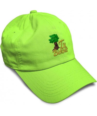 Soft Baseball Cap Tu Bishvat Nature Party Twill Cotton Occasion Dad Hats for Men & Women Lime Design Only $12.42 Baseball Caps