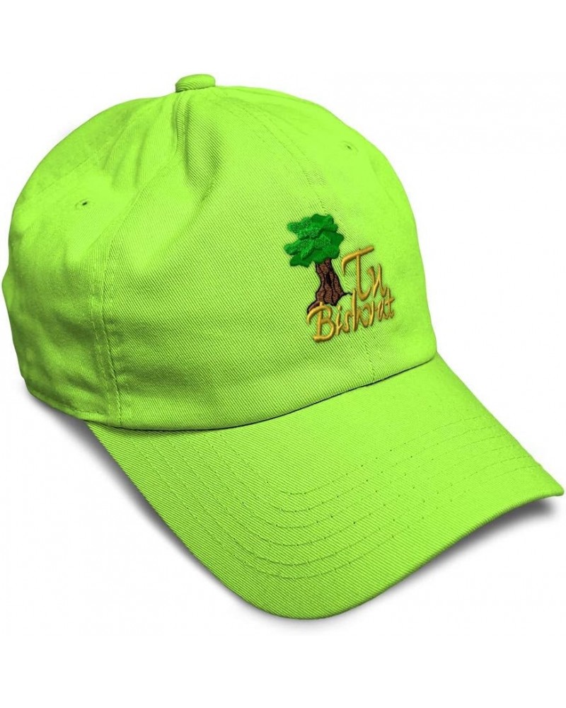 Soft Baseball Cap Tu Bishvat Nature Party Twill Cotton Occasion Dad Hats for Men & Women Lime Design Only $12.42 Baseball Caps