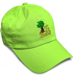 Soft Baseball Cap Tu Bishvat Nature Party Twill Cotton Occasion Dad Hats for Men & Women Lime Design Only $12.42 Baseball Caps