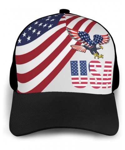 American Eagle Hat Adjustable Funny Fashion Cap for Men Women Black4 $12.83 Baseball Caps