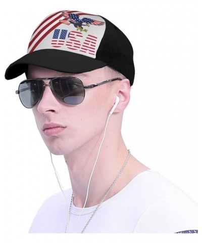 American Eagle Hat Adjustable Funny Fashion Cap for Men Women Black4 $12.83 Baseball Caps