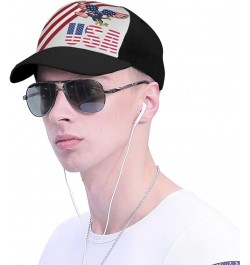 American Eagle Hat Adjustable Funny Fashion Cap for Men Women Black4 $12.83 Baseball Caps