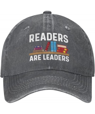 Readers are Leaders Hat Women Baseball Caps Cute Hats Deep Heather $11.48 Baseball Caps