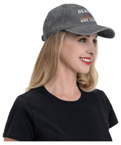 Readers are Leaders Hat Women Baseball Caps Cute Hats Deep Heather $11.48 Baseball Caps