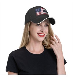 Thailand America Flag Comfortable Sandwich Bill Cap Perfect for Leisure Black $13.57 Baseball Caps