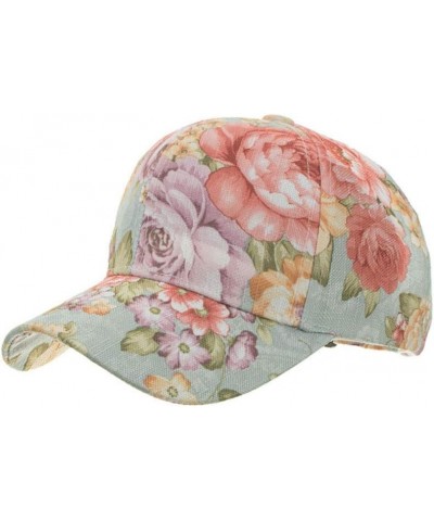 Classic Cap Print Headband Visor Women Sport Hat Sports Sun Baseball Caps Baseball Apparel Sky Blue-b $12.01 Visors