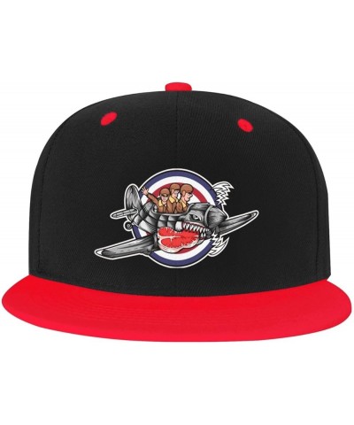 Cool Planes Baseball Cap for Men Women Snapback Hat Adjustable Flat Bill Hats Red $13.84 Baseball Caps