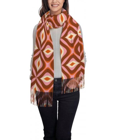 Warm Women Blanket Scarf Oversized Tassel Travel Wrap And Shawl Cozy-70s Retro Style 70s Retro Style $15.94 Scarves