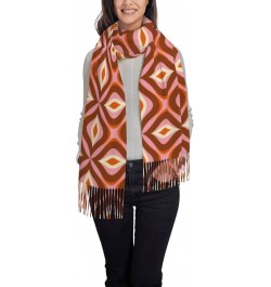 Warm Women Blanket Scarf Oversized Tassel Travel Wrap And Shawl Cozy-70s Retro Style 70s Retro Style $15.94 Scarves