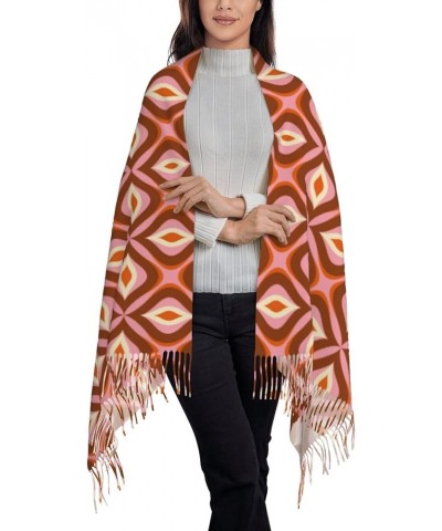 Warm Women Blanket Scarf Oversized Tassel Travel Wrap And Shawl Cozy-70s Retro Style 70s Retro Style $15.94 Scarves