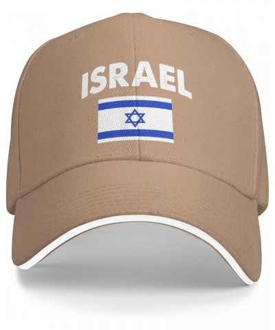 Israel Flag Baseball Cap Women Trucker Hat for Men Dad Hat Adjustable Snapback Hat Cowboy Hat Black Natural $9.90 Baseball Caps