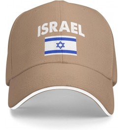 Israel Flag Baseball Cap Women Trucker Hat for Men Dad Hat Adjustable Snapback Hat Cowboy Hat Black Natural $9.90 Baseball Caps