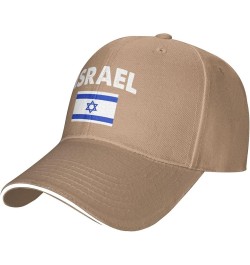 Israel Flag Baseball Cap Women Trucker Hat for Men Dad Hat Adjustable Snapback Hat Cowboy Hat Black Natural $9.90 Baseball Caps