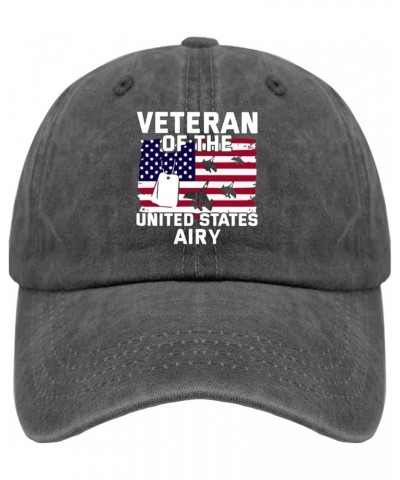 Veteran of The United States Army Cap Women's Hat Pigment Black Hiking Hat Women Gifts for Her Hiking Cap Pigment Black $10.0...