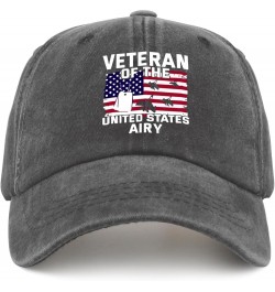 Veteran of The United States Army Cap Women's Hat Pigment Black Hiking Hat Women Gifts for Her Hiking Cap Pigment Black $10.0...