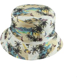 Bucket Hat for Men Fisherman Hat Sun Protection Aesthetic Fishing Cap Double Side Wear for Women Lightweight Foldable Palm Be...