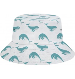 Bucket Hat Jumping Dolphins Fashion Unisex Packable Travel Sun Caps Teens Women Men Novelty Outdoor Hats $13.73 Bucket Hats