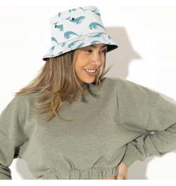 Bucket Hat Jumping Dolphins Fashion Unisex Packable Travel Sun Caps Teens Women Men Novelty Outdoor Hats $13.73 Bucket Hats