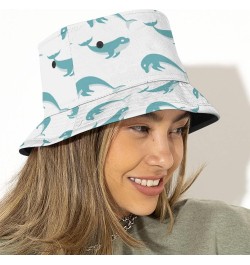 Bucket Hat Jumping Dolphins Fashion Unisex Packable Travel Sun Caps Teens Women Men Novelty Outdoor Hats $13.73 Bucket Hats