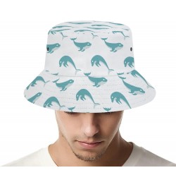 Bucket Hat Jumping Dolphins Fashion Unisex Packable Travel Sun Caps Teens Women Men Novelty Outdoor Hats $13.73 Bucket Hats