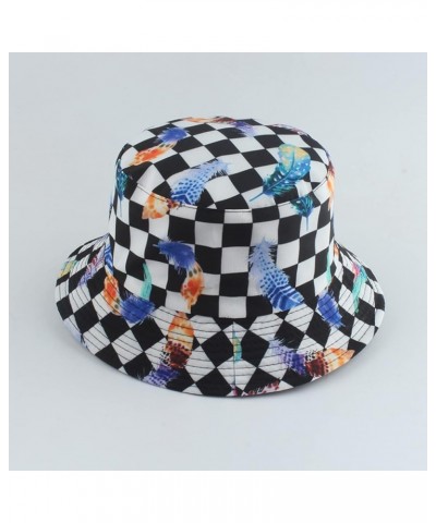 Bucket Hat for Men Fisherman Hat Sun Protection Aesthetic Fishing Cap Double Side Wear for Women Lightweight Foldable Palm Be...