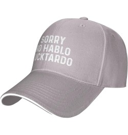 No Hablo Fucktardo Hat for Women Dad Hats Graphic Caps Gray $11.99 Baseball Caps