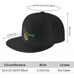 Men Women Adjustable Baseball Caps, Psych Pineapples Unisex Plain Hats Vintage Trucker Dad Cap Black Black $8.81 Baseball Caps