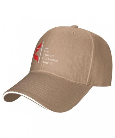 United Methodist Church Home Adjustable Sandwich Dad Casquette for Men Women Natural $11.19 Balaclavas