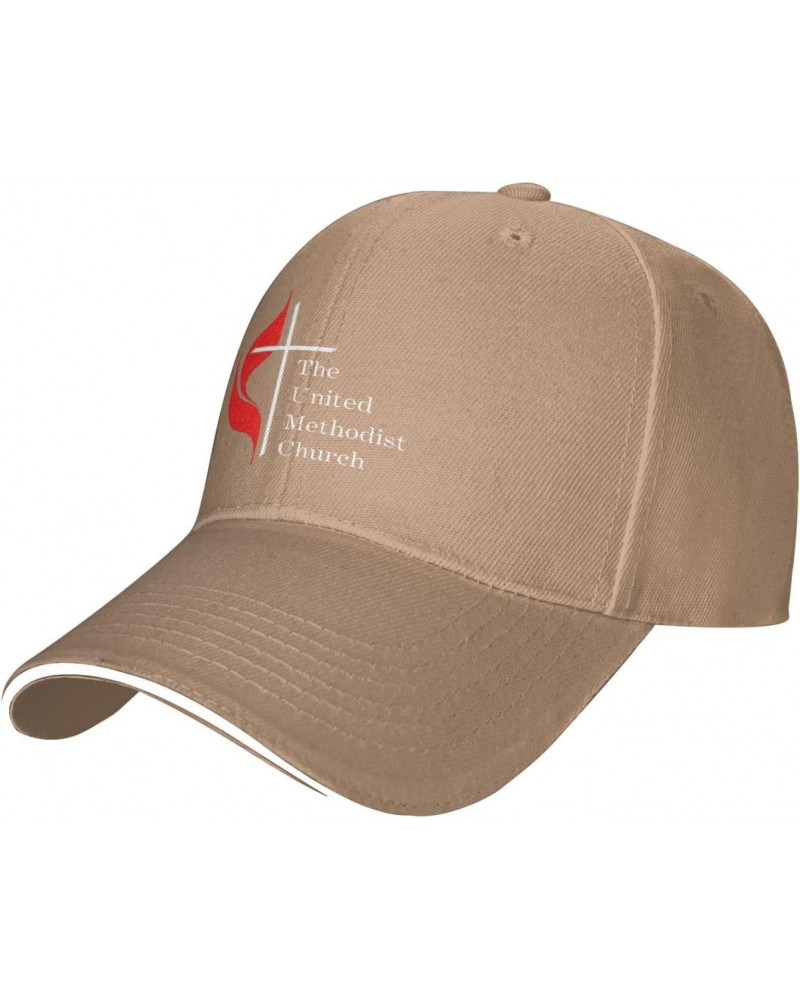 United Methodist Church Home Adjustable Sandwich Dad Casquette for Men Women Natural $11.19 Balaclavas