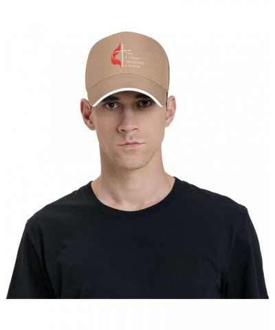 United Methodist Church Home Adjustable Sandwich Dad Casquette for Men Women Natural $11.19 Balaclavas