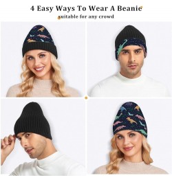 Beanie Hat for Women Men Soft Slouchy Warm Winter Hat Reversible Fall Hat Color-bh007 $12.53 Skullies & Beanies