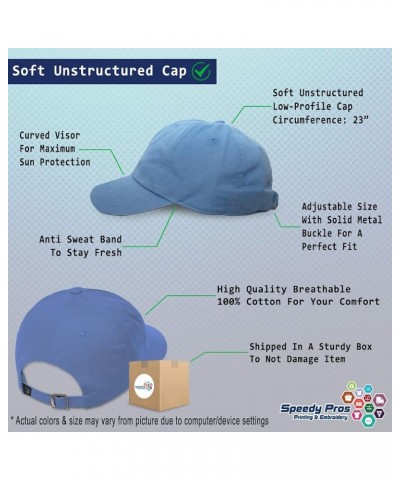 Soft Baseball Cap Brazil Futbol America Cup Dad Hats for Men & Women Light Blue $16.23 Baseball Caps