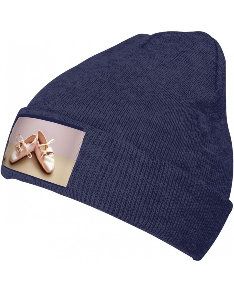 Ballet Shoes Trendy Adult Knitted Hat,Unisex Beanie Cap,Perfect Casual Hat for All Occasions $13.76 Skullies & Beanies