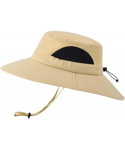 Women Wide Brim Panama Roll up Hat Fedora Beach Sun Hat UPF50+ for Casual, Sports, Trips Gifts Birthday Easter Beige $6.44 Bu...