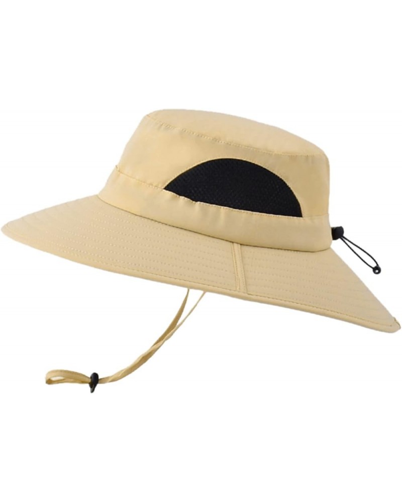 Women Wide Brim Panama Roll up Hat Fedora Beach Sun Hat UPF50+ for Casual, Sports, Trips Gifts Birthday Easter Beige $6.44 Bu...