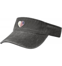 I Love America and Rhode Island Sun Visor Hats for Women Men Adjustable Sports Sun Hats Golf Cap Deep Heather $12.57 Sun Hats