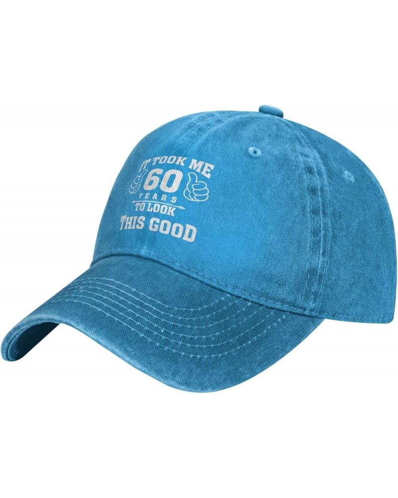 It Took Me 60 Years to Look This Good Cowboy Hat Men Baseball Cap Hats for Women Dad Hat Adjustable Trucker Hat Black Blue $1...